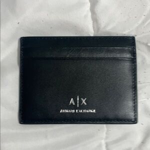 Black Armani exchange wallet